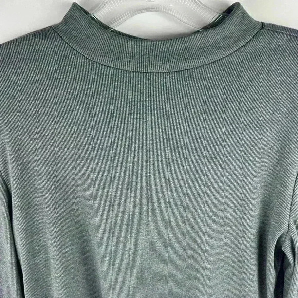 APT.9 Women's Gray Long Sleeve Mock Neck Bodysuit Size M - Picture 5 of 10